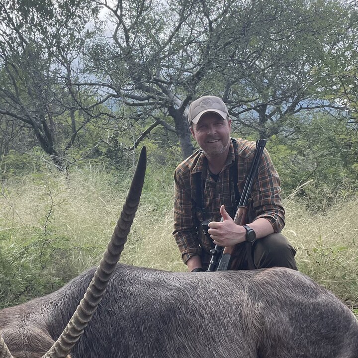 Stig Thorsen på jakt i Afrika